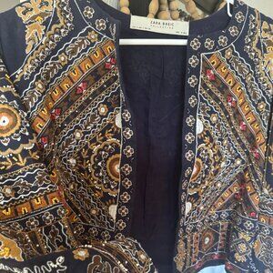 Zara Boho Cropped Jacked (Small), Purchased in Madrid